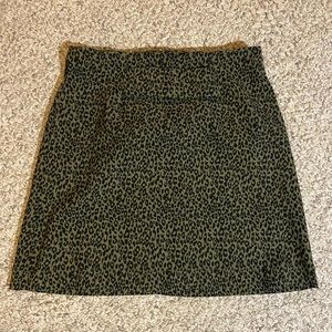 Leopard Print Mini Skirt Size S